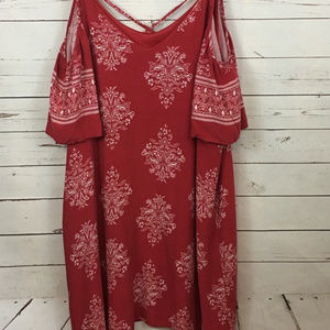 Plus Size 4x Cold Shoulder Dress